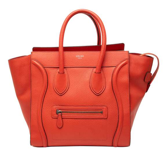 Celine Handbags - Celine Luggage Bag Grainy Leather Mini #298046C88B